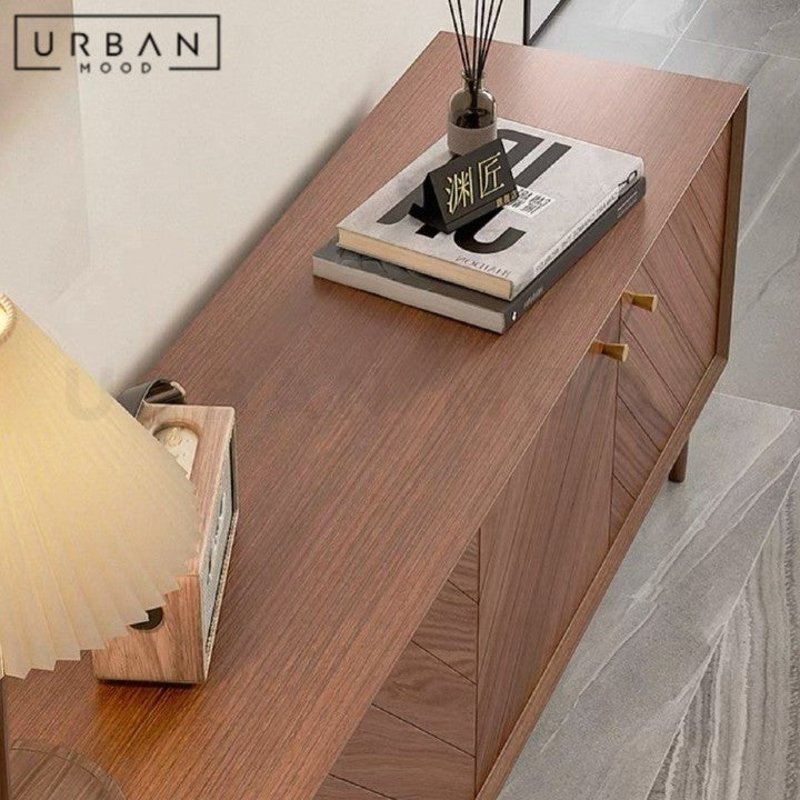 KOZMA Modern Solid Wood TV Console