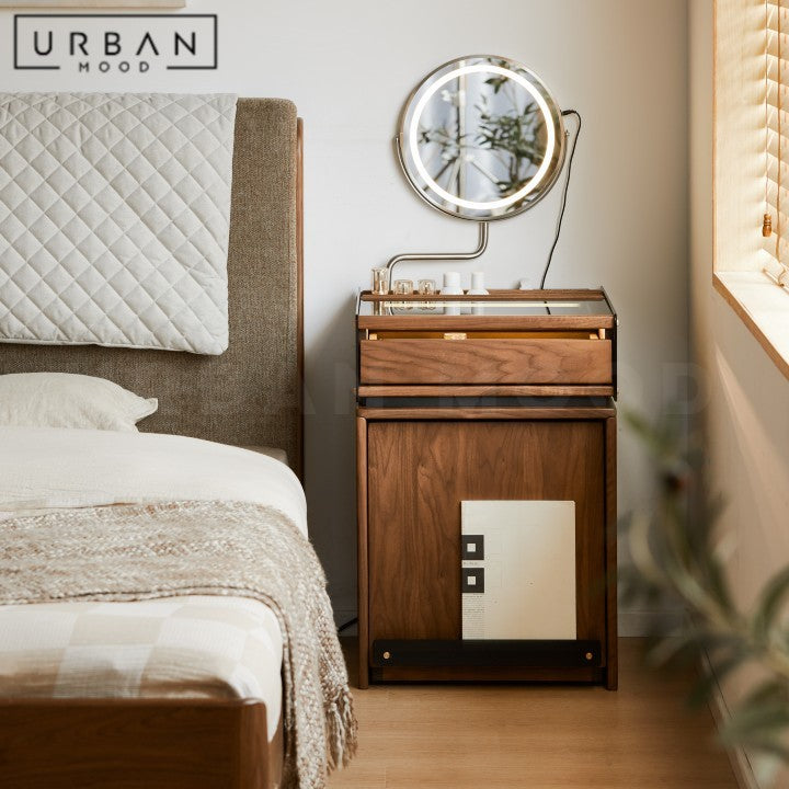 KOZUMI Modern Solid Wood Vanity Table