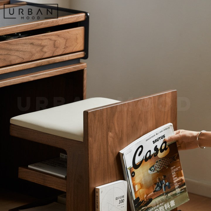 KOZUMI Modern Solid Wood Vanity Table
