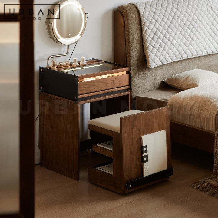 KOZUMI Modern Solid Wood Vanity Table