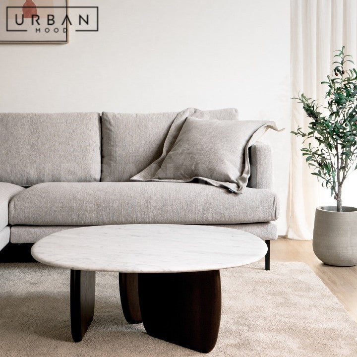 KRENN Wabi Sabi Travertine Coffee Table