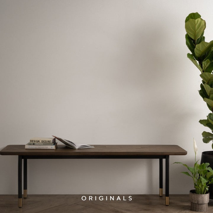 KRISZTA Modern Solid Wood Bench