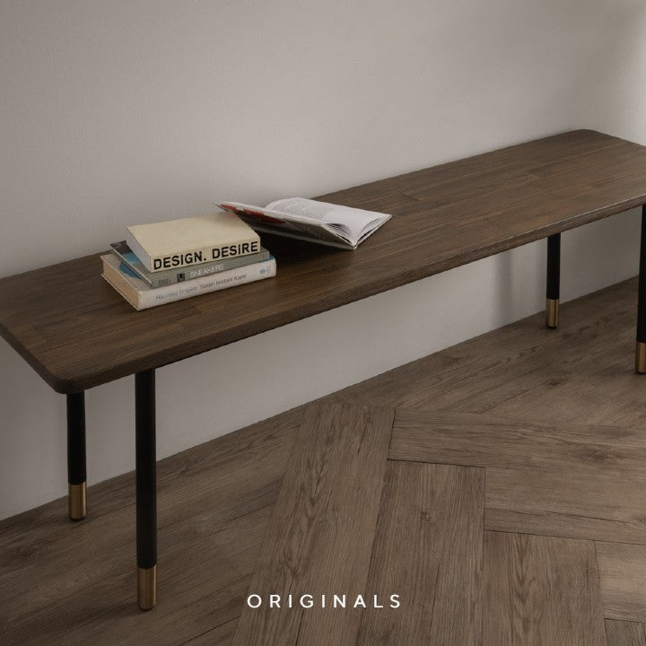KRISZTA Modern Solid Wood Bench