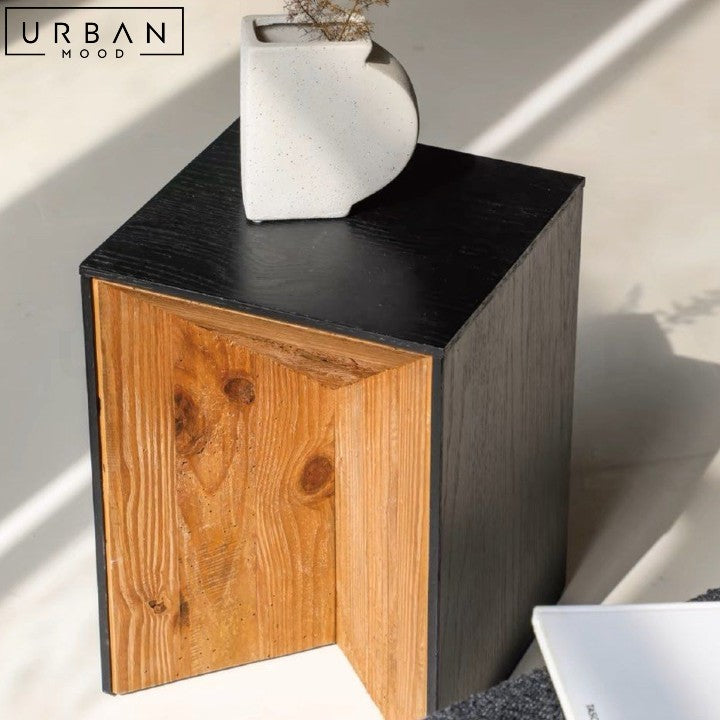 KRISTEN Modern Solid Wood Side Table