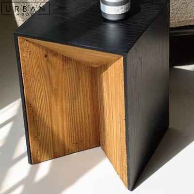 KRISTEN Modern Solid Wood Side Table