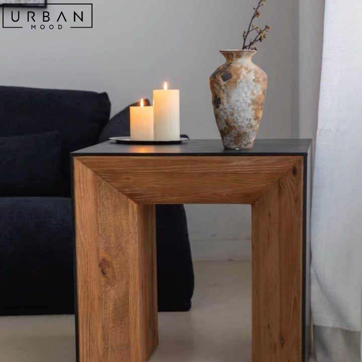 KRISTEN Modern Solid Wood Side Table