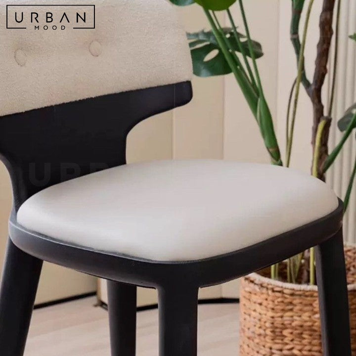 KUBICE Modern Solid Wood Bar Stool