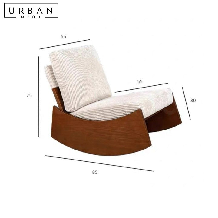 JUPERS Modern Rocking Lounge Chair