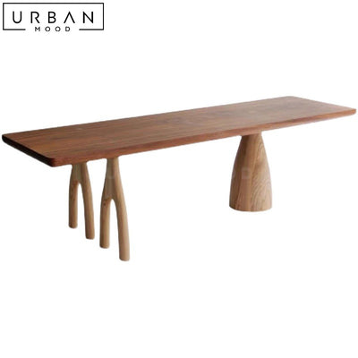 KULTU Modern Solid Wood Dining Table