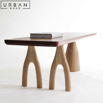 KULTU Modern Solid Wood Dining Table