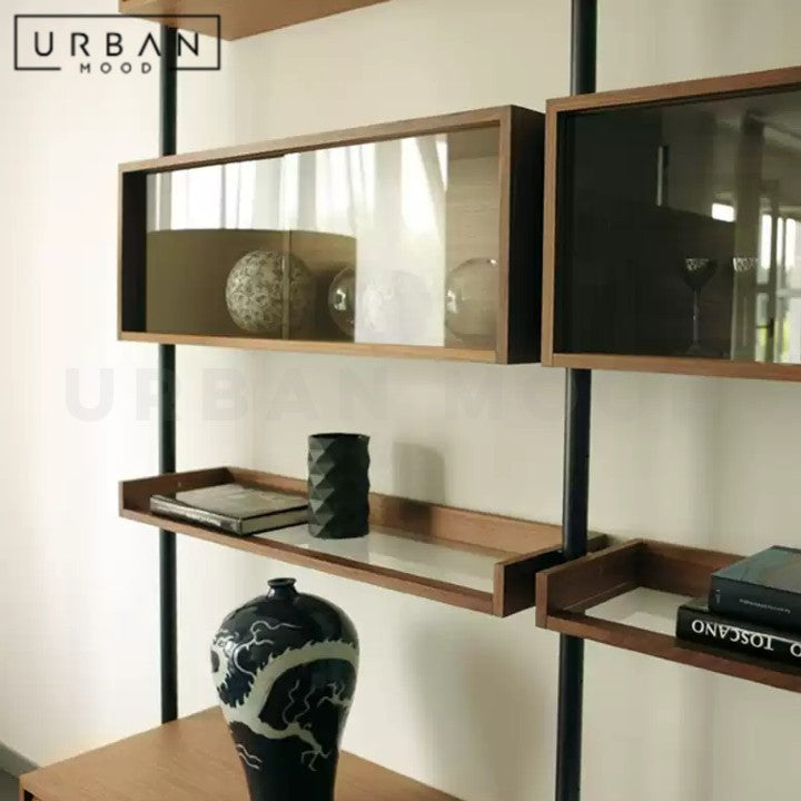 KUMMER Modern Solid Wood Bookshelf