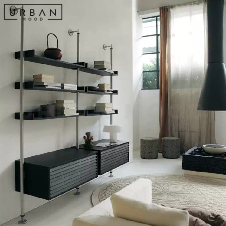 KUMMER Modern Solid Wood Bookshelf