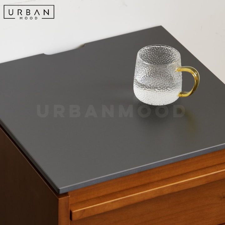 KURATE Modern Solid Wood Side Table