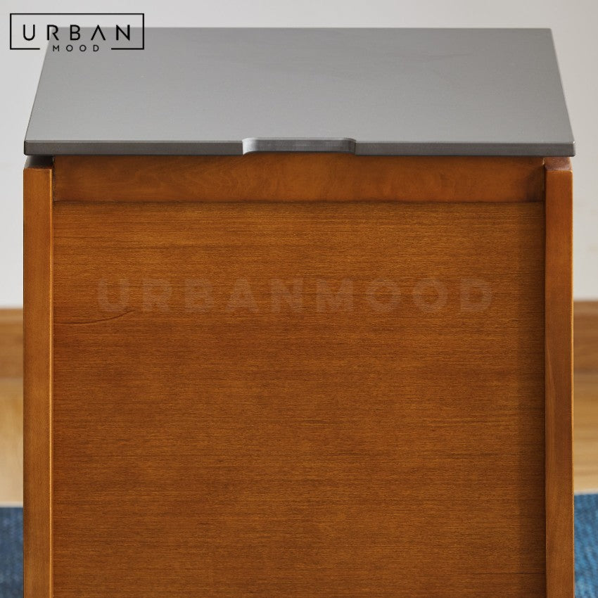 KURATE Modern Solid Wood Side Table