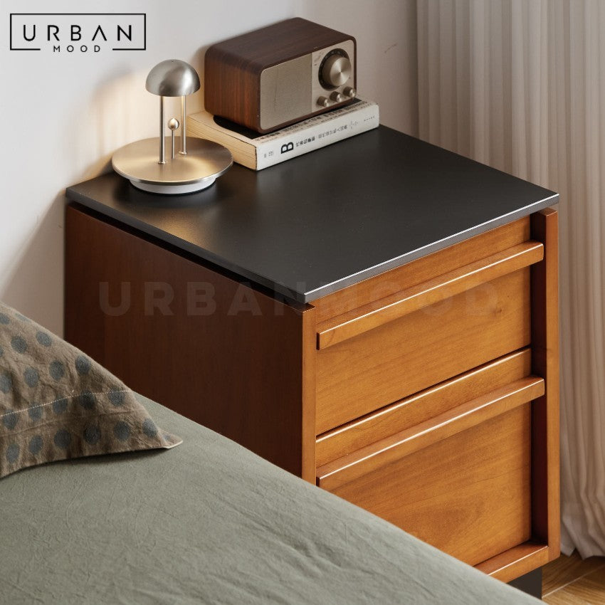 KURATE Modern Solid Wood Side Table