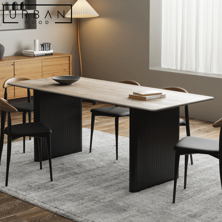 KESTON Modern Sintered Stone Dining Table