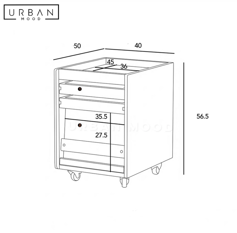 KORE Japandi Bedside Table