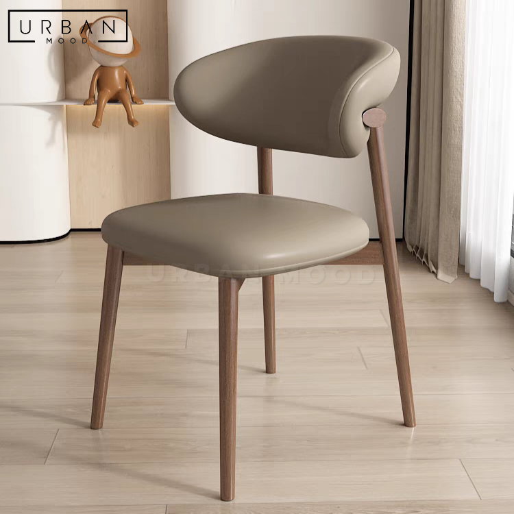 KORO Modern Leather Dining Chair