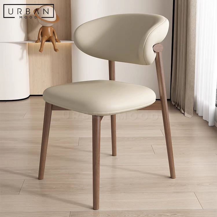 KORO Modern Leather Dining Chair