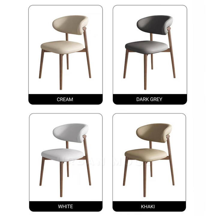 KORO Modern Leather Dining Chair