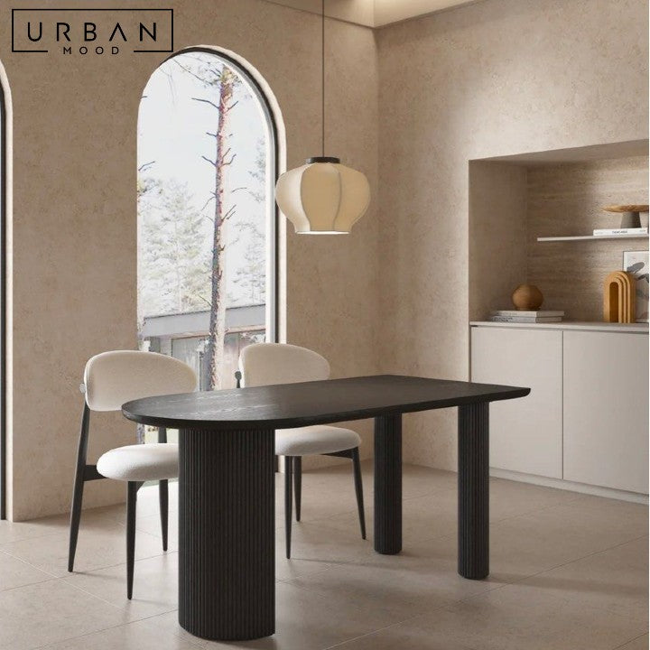 LABELLE Modern Solid Wood Dining Table