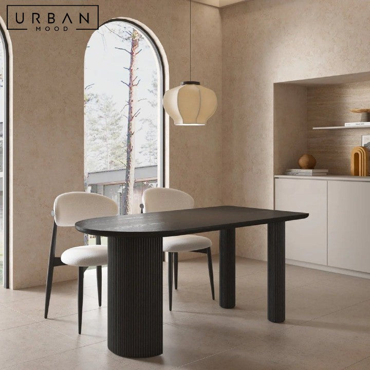 Lebller Table LABELLE Modern Solid Wood Dining Table – Urban Mood