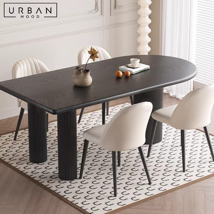 LABELLE Modern Solid Wood Dining Table