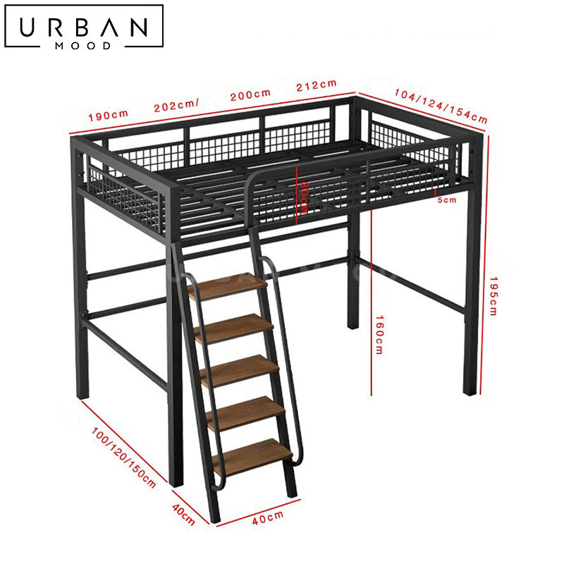 LACEY Modern Loft Bedframe