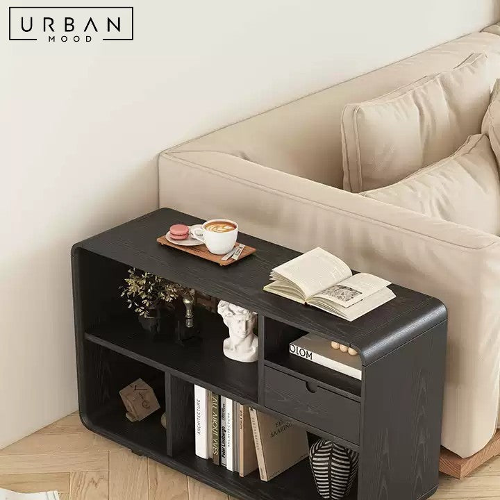 LACOMBE Modern Solid Wood Side Table