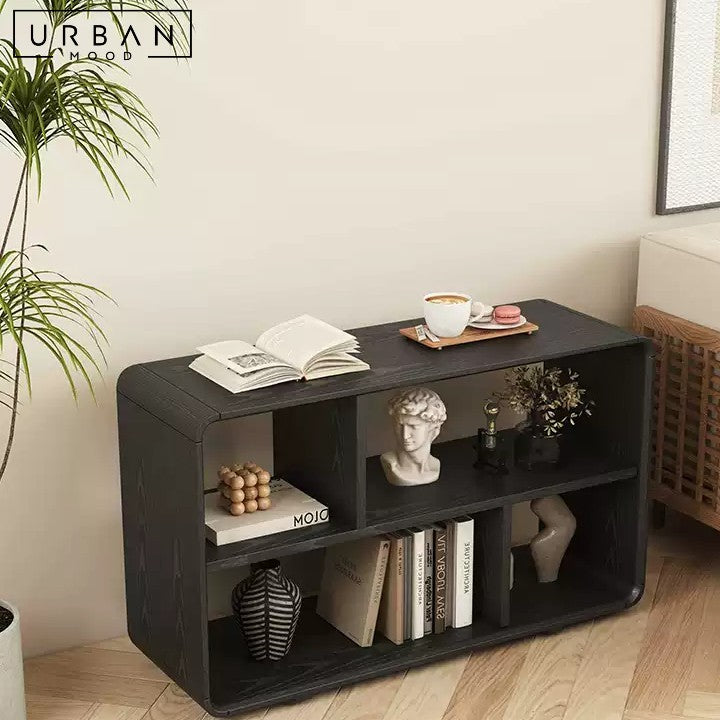 LACOMBE Modern Solid Wood Side Table