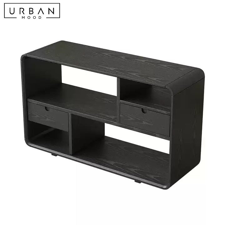 LACOMBE Modern Solid Wood Side Table