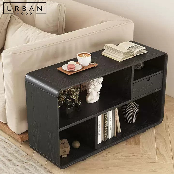LACOMBE Modern Solid Wood Side Table