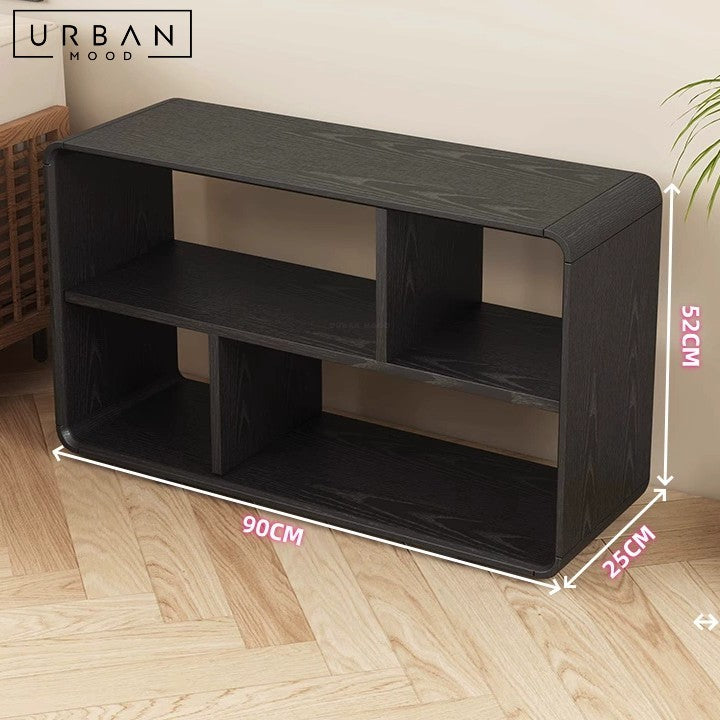 LACOMBE Modern Solid Wood Side Table