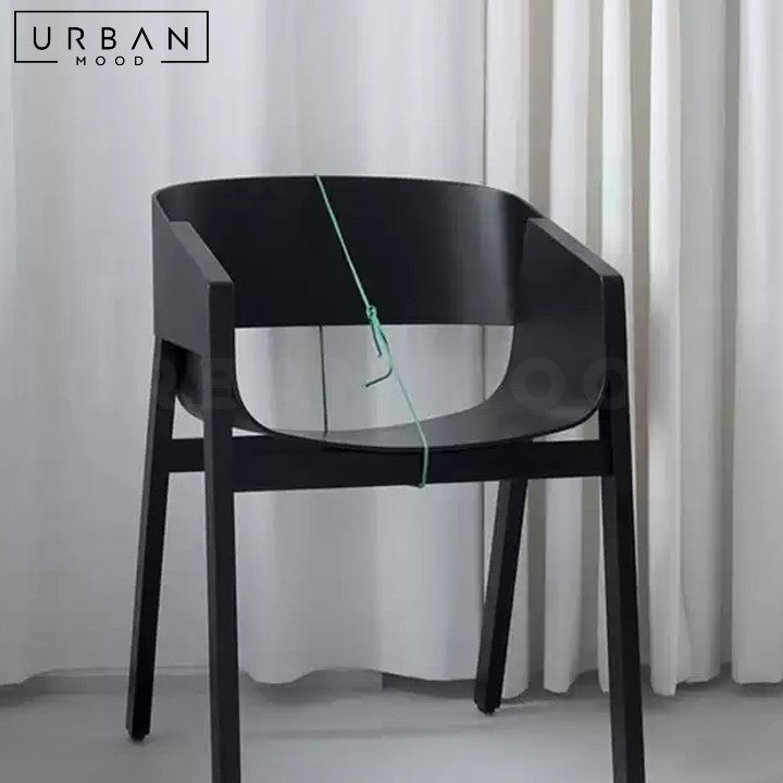 LAERE Modern Solid Wood Dining Chair