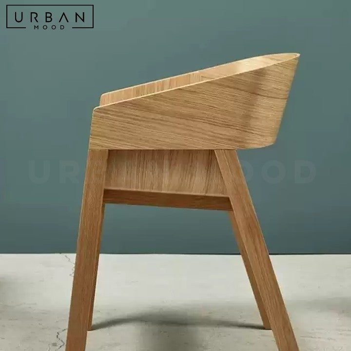 LAERE Modern Solid Wood Dining Chair