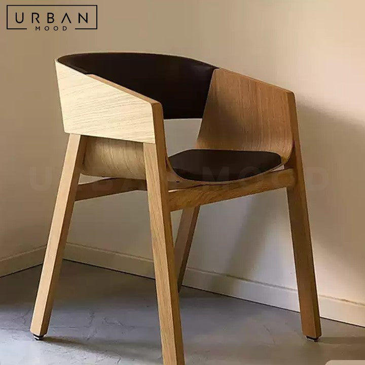 LAERE Modern Solid Wood Dining Chair
