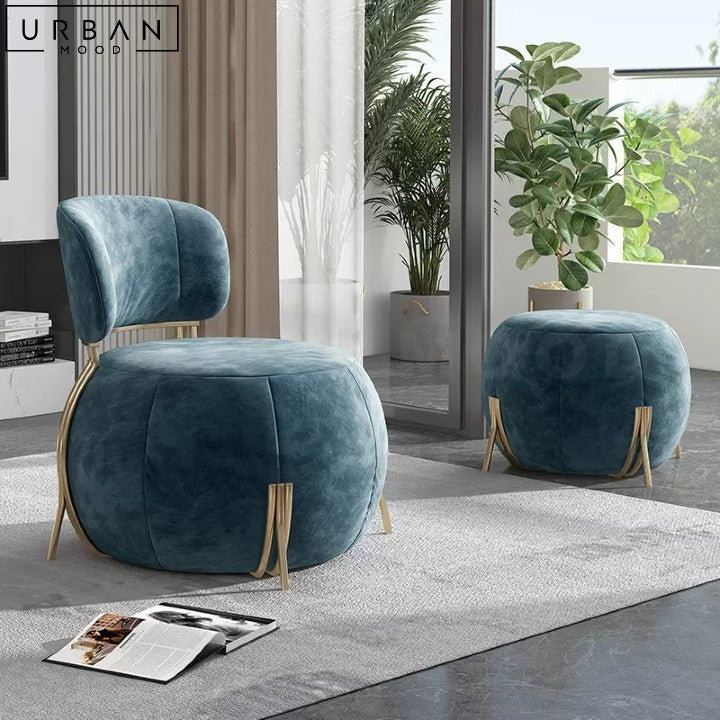 LAKO Modern Velvet Leisure Chair