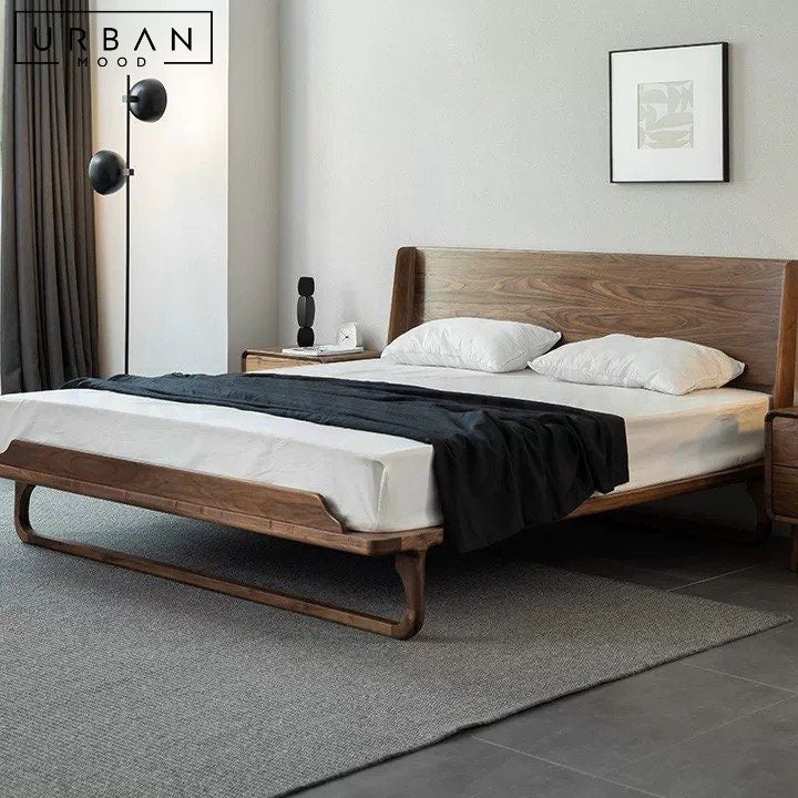 LANGE Modern Solid Wood Bedframe