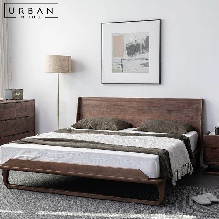 LANGE Modern Solid Wood Bedframe