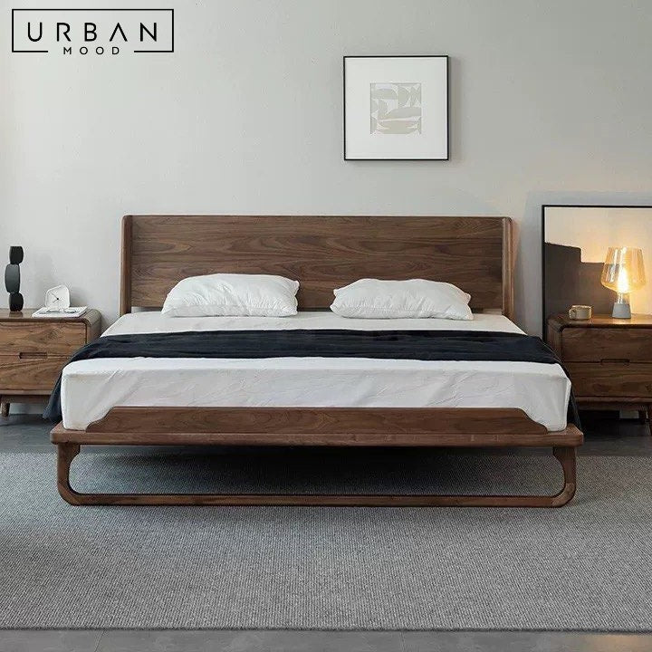 LANGE Modern Solid Wood Bedframe