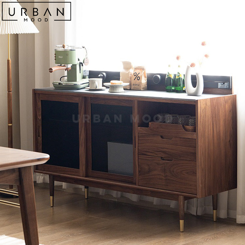 LANI Modern Solid Wood Sideboard