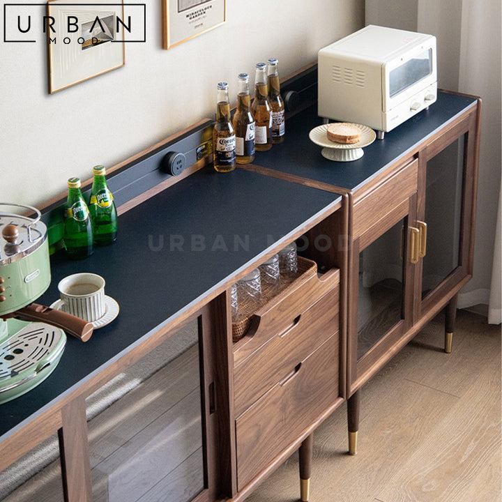 LANI Modern Solid Wood Sideboard