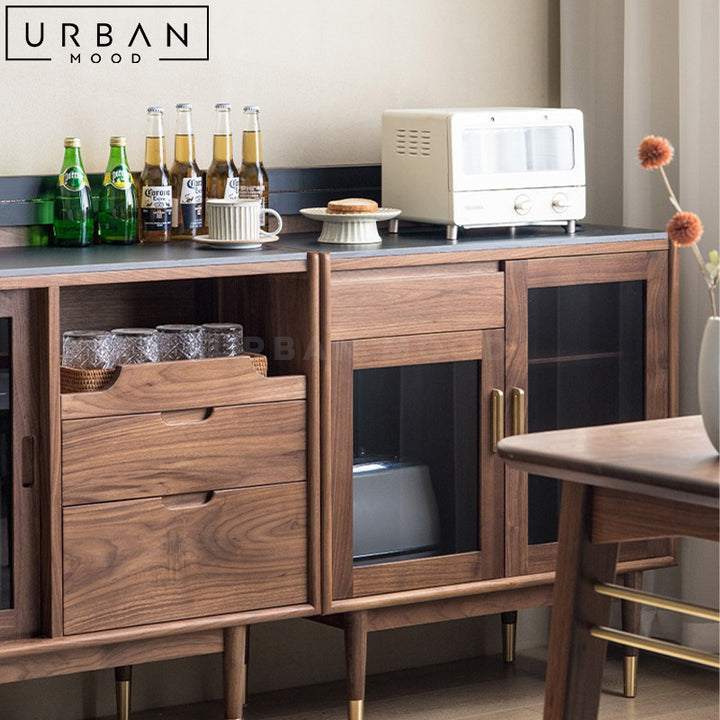 LANI Modern Solid Wood Sideboard