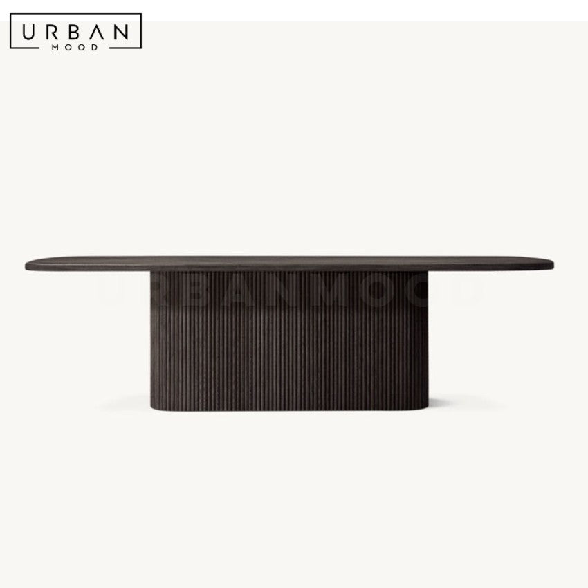 LANON Modern Solid Wood Dining Table