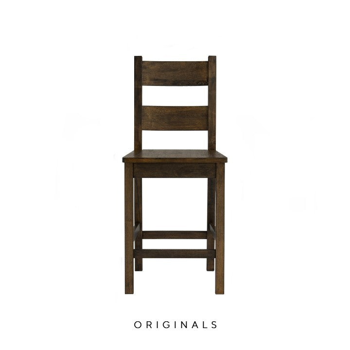 LATIN Rustic Solid Wood Counter Chair