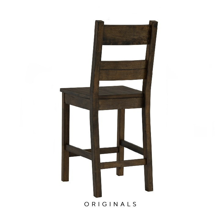 LATIN Rustic Solid Wood Counter Chair