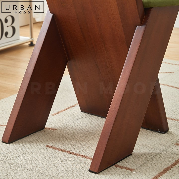 LAURY Mid-Century Solid Wood Dining Chair