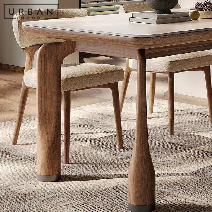 LAVIE Modern Travertine Dining Table