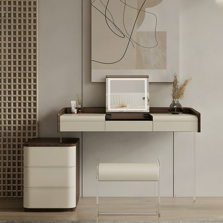 LAVENS Modern Acrylic Vanity Table - Urban Mood Singapore