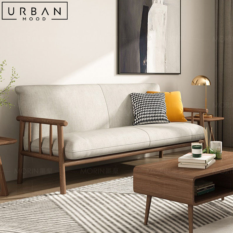 LAVEN Japandi Solid Wood Sofa – Urban Mood